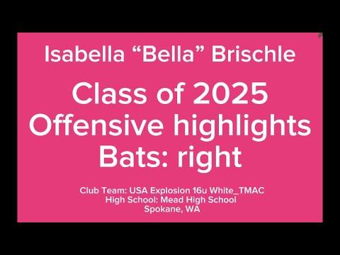 Video of Bella Brischle - Hitting Highlights from 2023