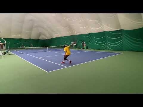 Video of Arjun  - Forehand, slice