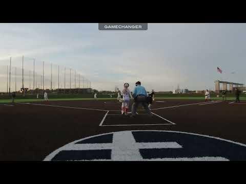 Video of Base hit up the middle 