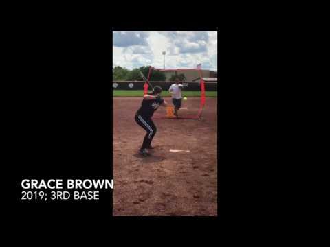 Video of Grace Brown 2019 Softball Skills Video