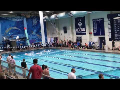 Video of 100 Free @ UConn 6/23/2019 (lane 2/white cap)