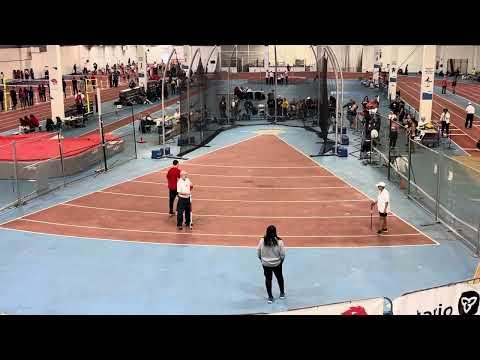 Video of U18 Provincial Record 19.57m