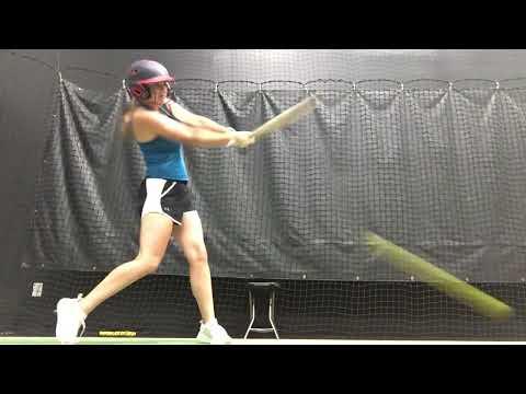 Video of Sydney McBride, Hitting off Machine 2