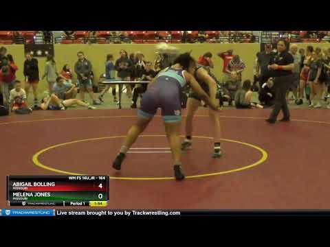 Video of USA wrestling Southern Plains Abigail Bolling 