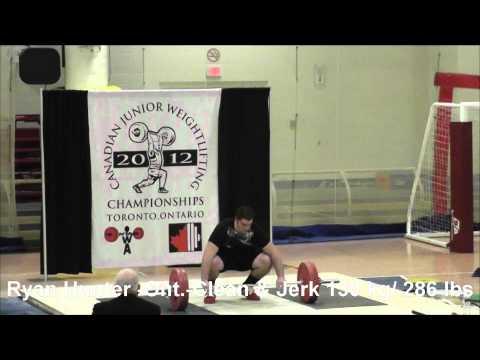 Video of 2012 Canadian Weightlifting Championships Gold Medal