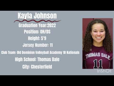 Video of Kayla Johnson Region 6A Quarterfinal Playoff Game Highlights