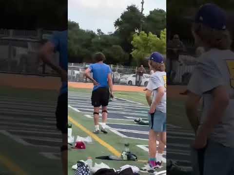 Video of Matthew Milazzo finals anchor the 200m relay