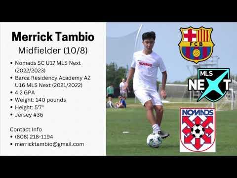 Video of Merrick Tambio Recruiting Video