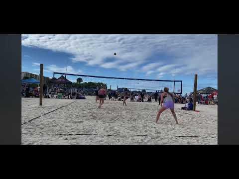 Video of Jacque Rizzuto 2024 beach volleyball recruitment video