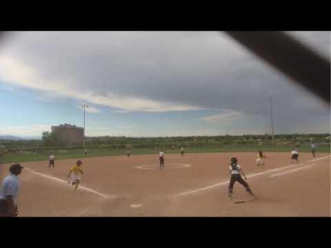 Video of fielding 1st base Sparkler Championship Sunday