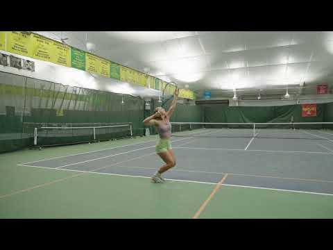 Video of Julia Chiovitti Class of 2023 Short Uncut Tennis Matchplay Clips