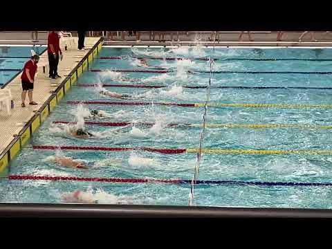 Video of 1st place Emer Ln 4 (0-9) 50 Free SCM Final Border City Dec 2021