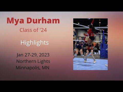 Video of Mya Durham ‘24 Middle #16 Northern Highlights 2023