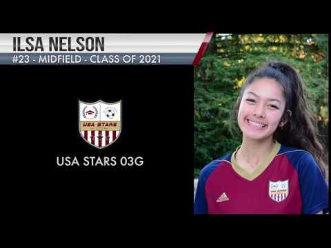 Video of ILSA NELSON Soccer Highlights through June 2019