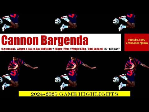 Video of UPDATED: Cannon Bargenda - Recruiting Video Game Highlights XXIV-XXV 