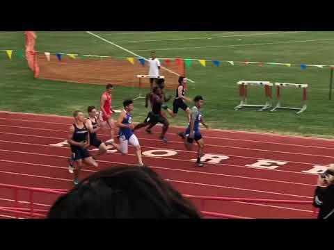 Video of 100 meter dash 11.22   4/23/19