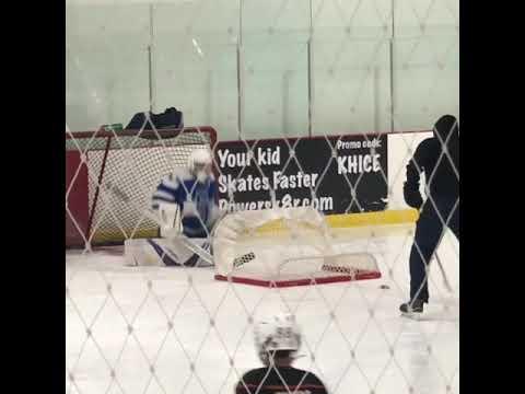 Video of Goalie training (quick clip)