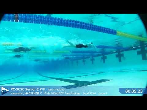 Video of SwimClips E21 H7 Girls 100yd SCY Free Prelims