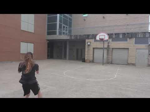 Video of Lanie Douget Half Court Shot