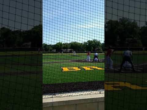 Video of Barrett Ringle 2022 / 1st Base Single up the middle