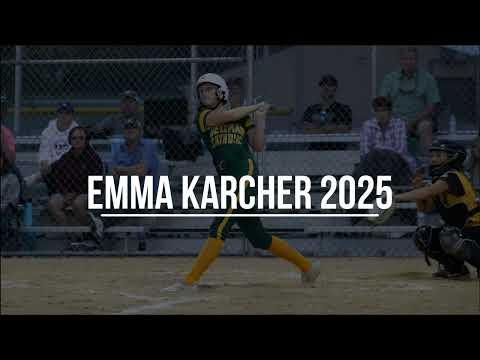 Video of Emma Karcher 2025 | Shortstop/3B & RH Hitter