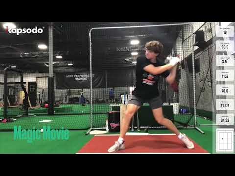 Video of Cullen Foley- Rapsodo w/Exit Velo