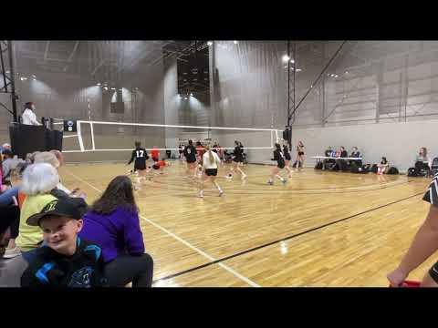 Video of Allie Steagall 2026 #4 S,DS (Black Jersey)- Setter Dump