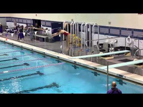 Video of diving at pioneer highschool