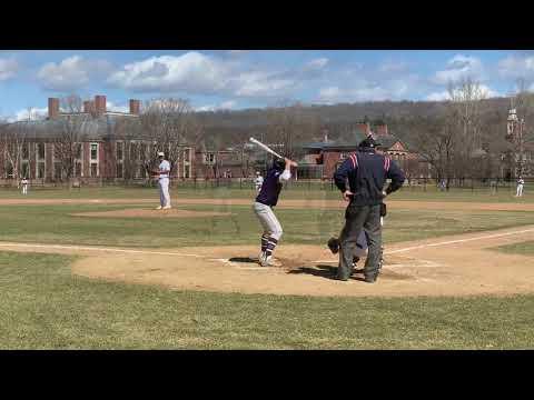 Video of David Thomas (2020) Pitching Deerfield Academy Varsity Baseball April 2019