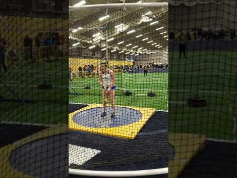 Video of PR Weight Throw 38' 8" - Sophomore Kent State University HS Meet #3