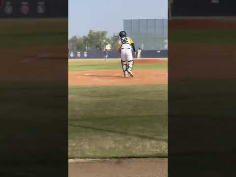 Video of 320 ft. right center at Compton College