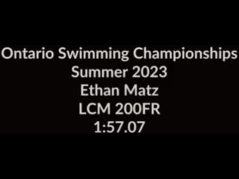 Video of 200 LCM Freestyle - Lane 5 - 1:57.07