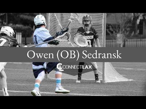 Video of Owen (OB) Sedransk Lacrosse Highlights | NJ 2021 | Mid