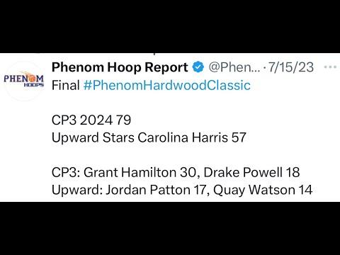 Video of CP3 EYBL 2024 30pts, 7-3's, 72% shooting