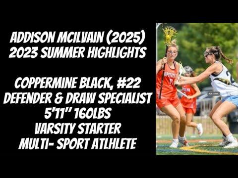 Video of Addy McIlvain 2023 Summer Highlights