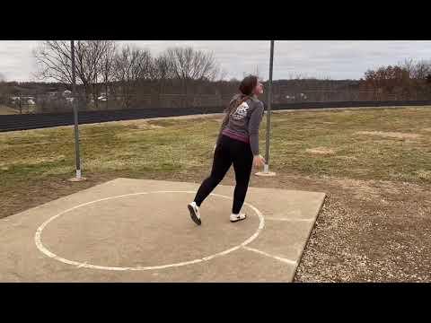 Video of Practice throws 1/20/21