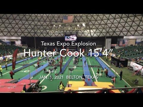 Video of Hunter Cook 15'4" New PR at Texas Expo Explosion 2021