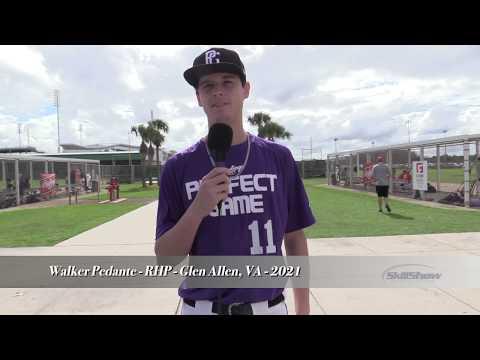 Video of Walker Pedante-RHP-Glen Allen,VA-2021