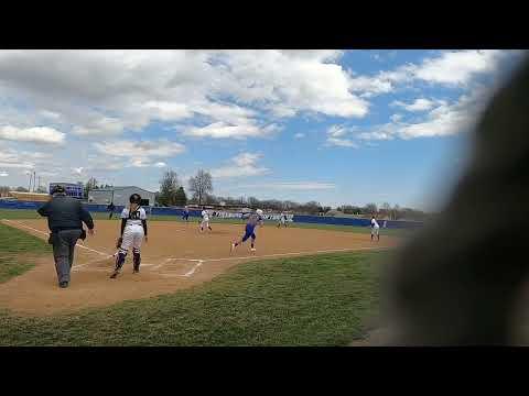 Video of Valerie Combs 4/3/2022, 2B, 3B, CS, Block Recov, 2B, CS