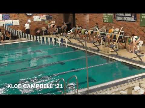 Video of Kloe Campbell ‘21, 50 Free, 8/26/19