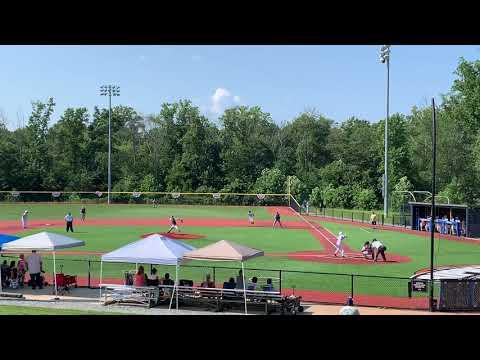 Video of Matt Brennen Triples again Ripken Stadium 15-7 victory July 27,2019