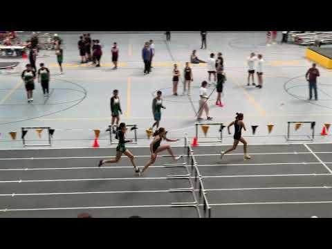 Video of 100mH Girls Round Valley Dome Invitational 2023-2024