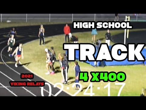 Video of 2021 Viking Relays Boys 4 x 400 (runs strong 3rd leg in 50 sec)