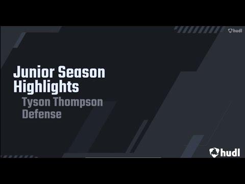 Video of Junior Season Highlights 