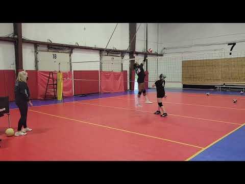 Video of Oluwaseun Ibojo Class of 2023 Volleyball Outside & Middle Hits