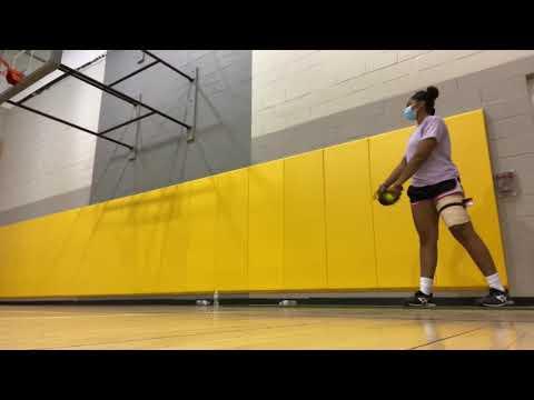 Video of Pitching and Fielding workout 2.08.21