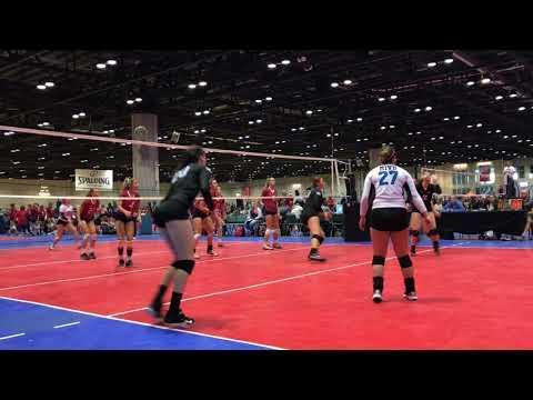 Video of AAU Nationals June 2018 Highlights, #20 OH/DS black jersey