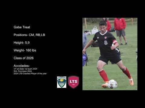 Video of Gabe Treat Soccer Highlights 2024 Season