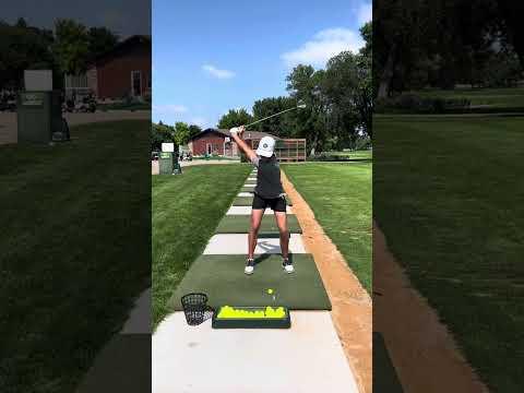 Video of Golf swing recruiting video 