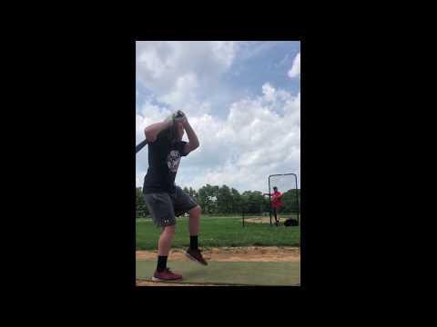 Video of Thaddaeus Lydon-Warner Uncommitted 2021 3B / RHP / SS June 2020 Batting practice